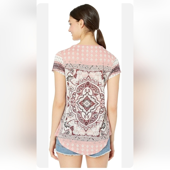 LUCKY BRAND Persian Carpet Graphic Tee - Picture 7 of 7